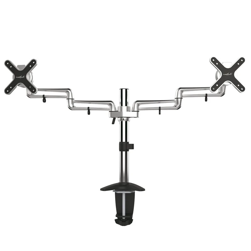 PureMounts Monitor Mount for Desks up to 71 cm (28 Inches) / Tilting/Rotatable/VESA 100 / Arm Length 2x 32 cm