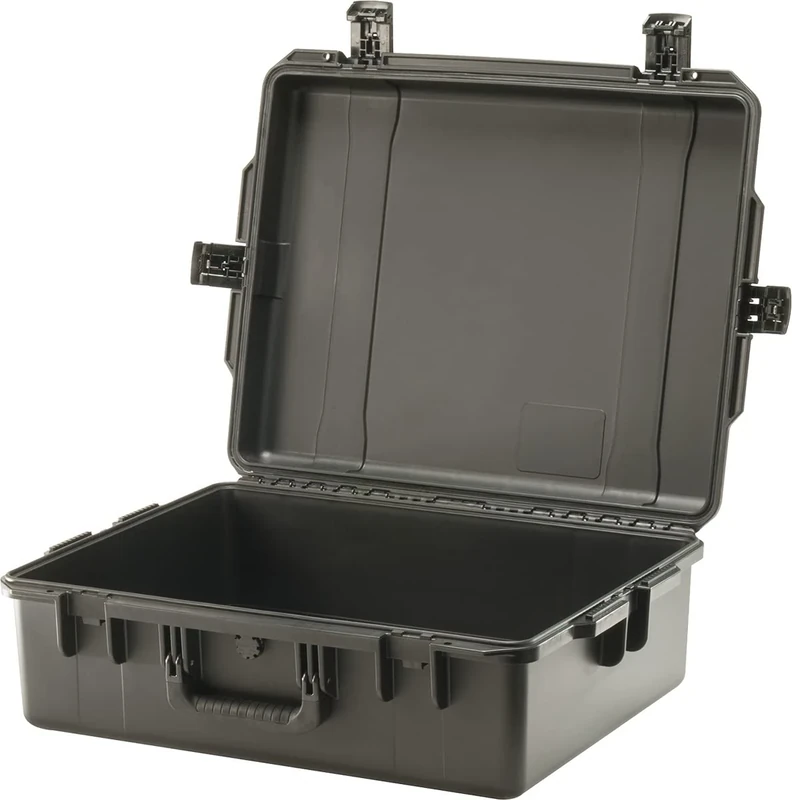 PELI Storm IM2700 Heavy Duty Protective Transport Case, Watertight and Dustproof, 68L Capacity, Made in US, No Foam, Black