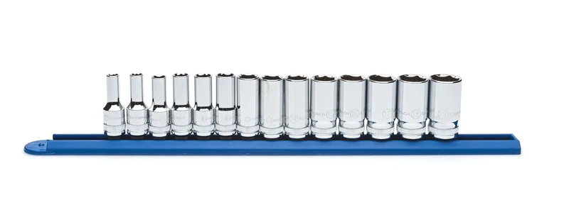 GEARWRENCH 14 Piece 3/8" Drive 6 Point Mid Length Metric Socket Set | 80554S