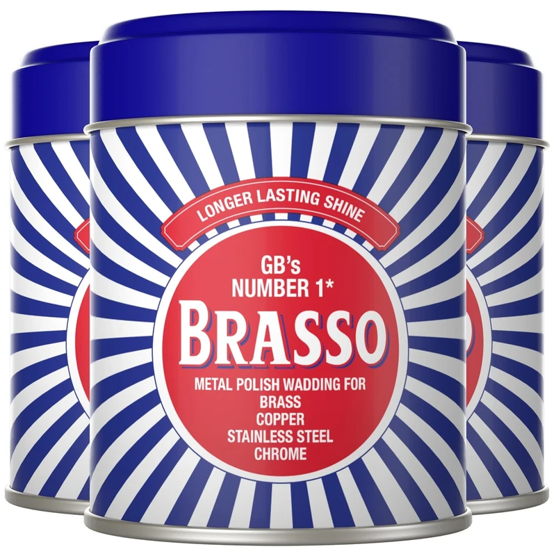 Brasso Metal Polish Wadding 75 g - Pack of 3