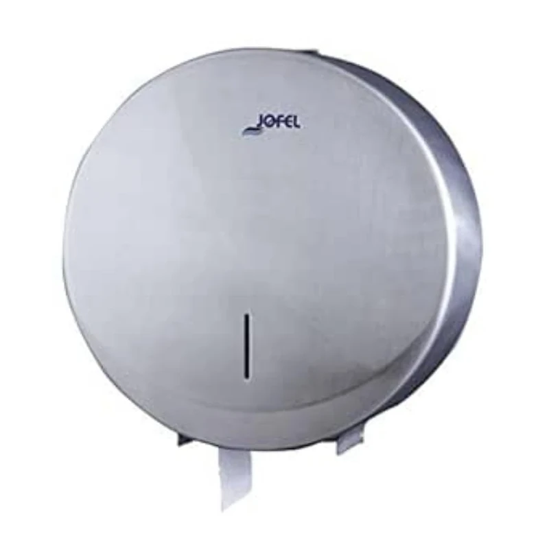 Jofel ae25000 Futura Toilet Roll Holder, Stainless Steel Satin, 300 m