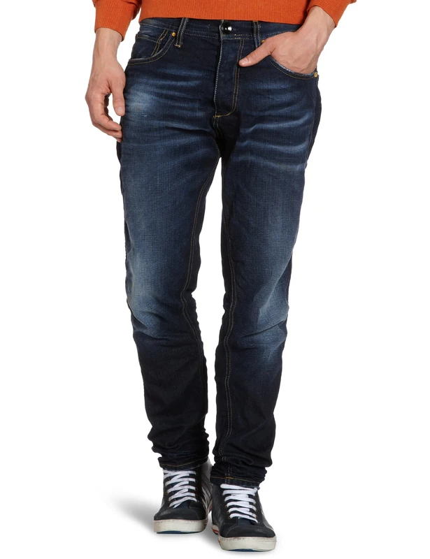 Selected Homme Men's Five Rico 1295 Anti-Fit Jeans, Denim, W38/L34