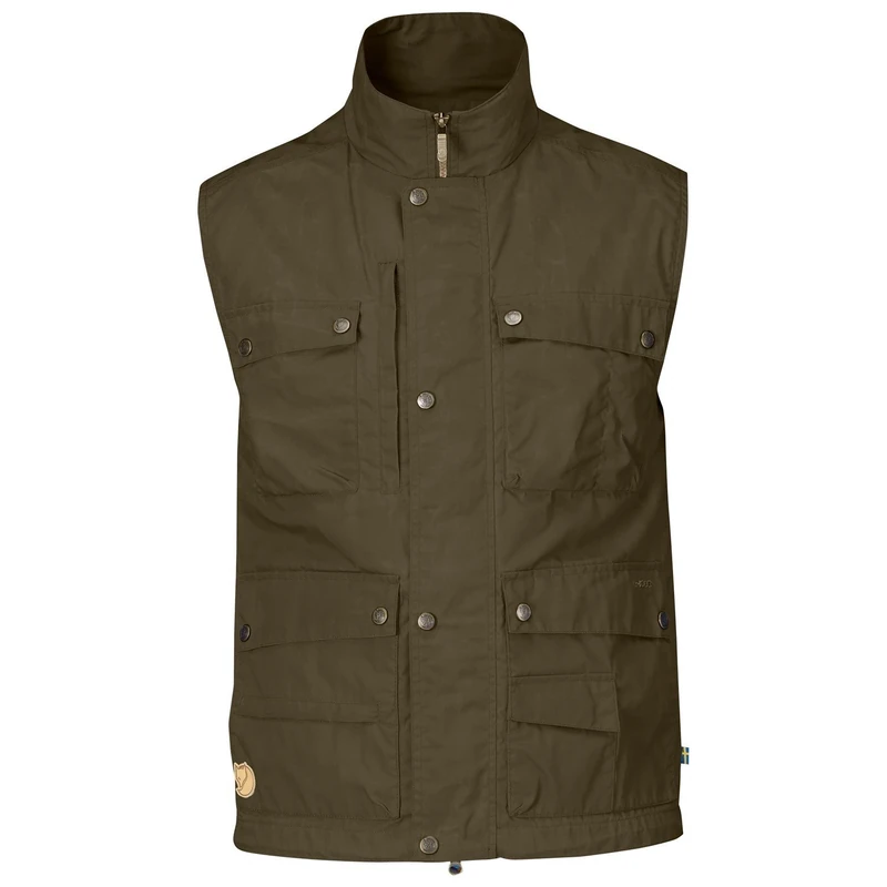 Fjällräven F81280-633 Reporter Lite Vest, Men, Dark Olive, XS - Image 1