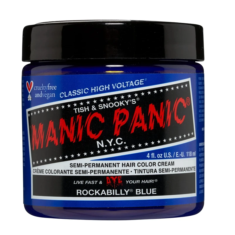 Manic Panic High Voltage® Classic Cream Formula Colour Hair Dye 118ml (Rockabilly® Blue)