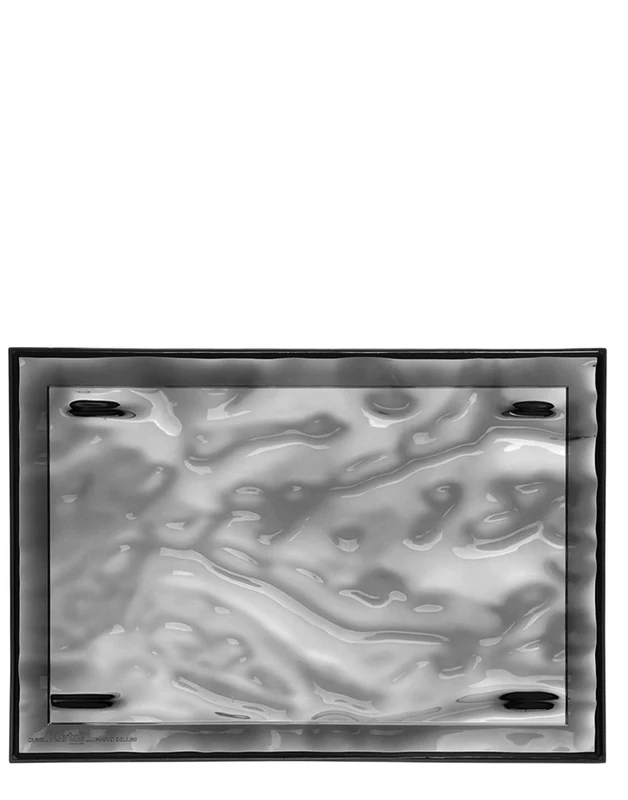 Kartell Dune Tray, plastic, Grey, 55 x 38 x 3 cm - Image 1