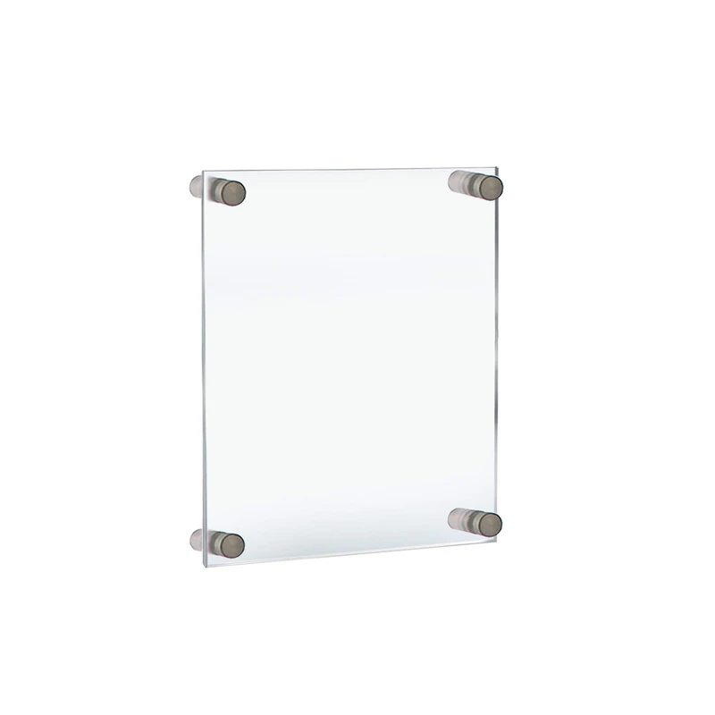 Azar Displays 105514 Standoff Sign Holder, 8.5" W x 11" H - Image 1