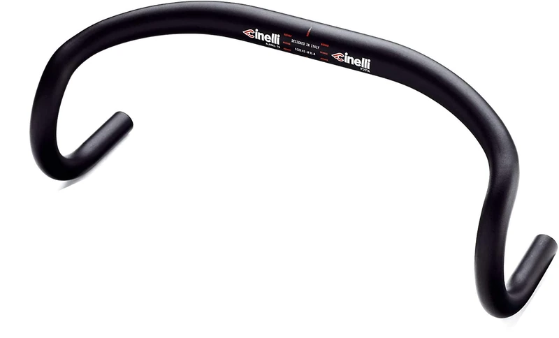Cinelli Pista Track Handlebar - Black, 40cm, CUPA3140
