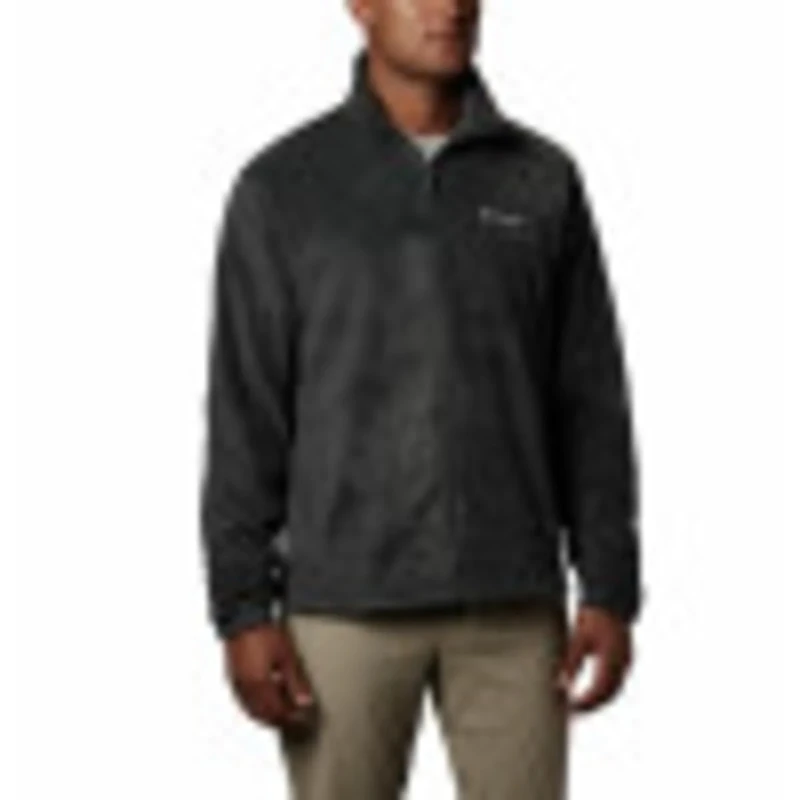 Columbia Men's Steens Mountain Full Zip 2.0 Fleece Jacket, Charcoal Heather, 4X Tall