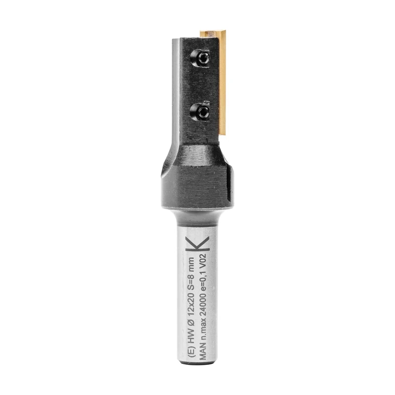 ENT 20042 Reversible Knives - Straight Cutter TC Shank (S) 8 mm, Diameter (D) 12 mm, NL 20 mm, Z1, GL 63 mm