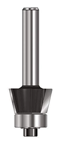 ENT 13746 Chamfer Cutter TC Shank (S) 8 mm, Diameter (D) 36 mm, NL 11,6 mm, E 45°, SL 32 mm, with Ball Bearing