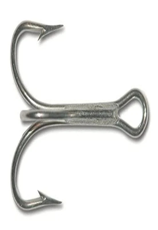 Mustad 3551 Classic Treble Standard Strength Fishing Hooks | Tackle for Fishing Equipment | Comes in Bronz, Nickle, Gold, Blonde Red, [Size 12/0, Pack of 25], Duratin