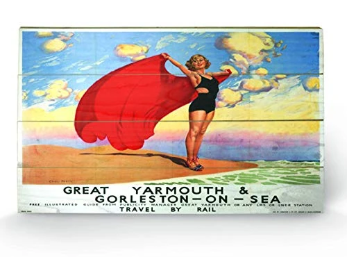 Pyramid International Gt Yarmouth Wooden Wall Art - 45 x 76 cm