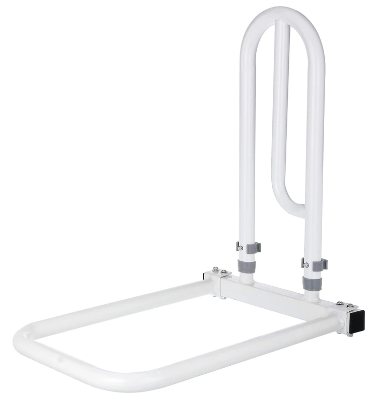 GAH-Alberts 140496 Aid for Getting Out of Bed Holding Handle Adjustable Height Aluminium Bar 31 x 55 cm Coated White - Image 1