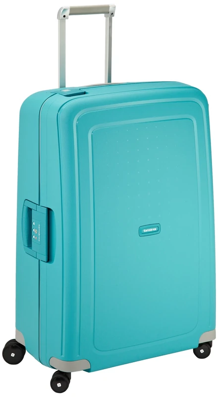 Samsonite S'Cure - Spinner L Suitcase, L 75 cm, 102 L, Blue (Aqua Blue)