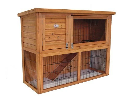 BUNNY BUSINESS 41" DOUBLE DECKER RABBIT/GUINEA PIG HUTCH HUTCHES RUN RUNS BB-41-DDU-11 SPECIAL PRICE ONLY £59.99 LTD STOCKS