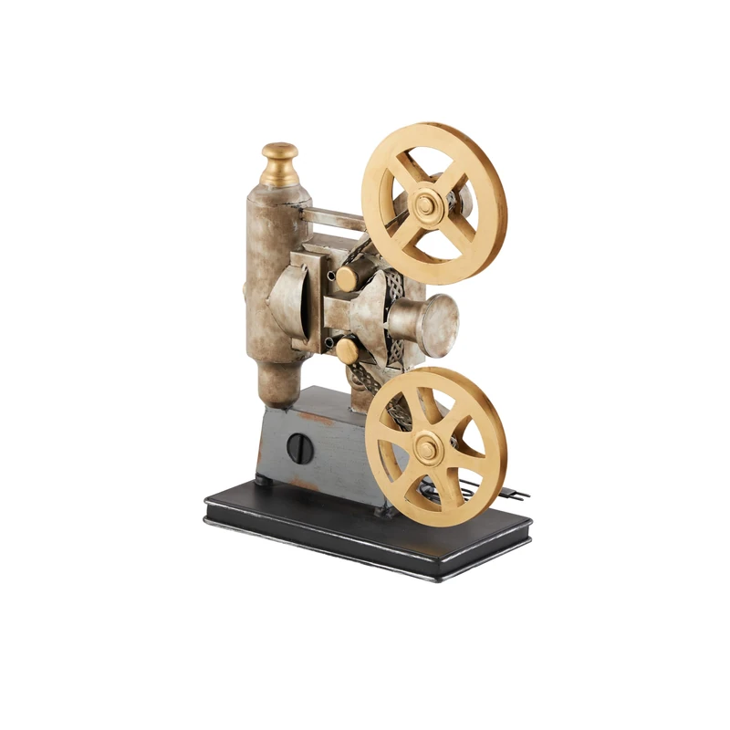 Deco 79 Metal Projector, 14 by 12-Inch