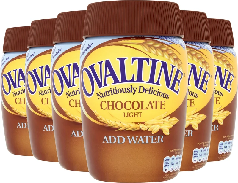 Ovaltine Chocolate Light 300 g (Pack of 6)
