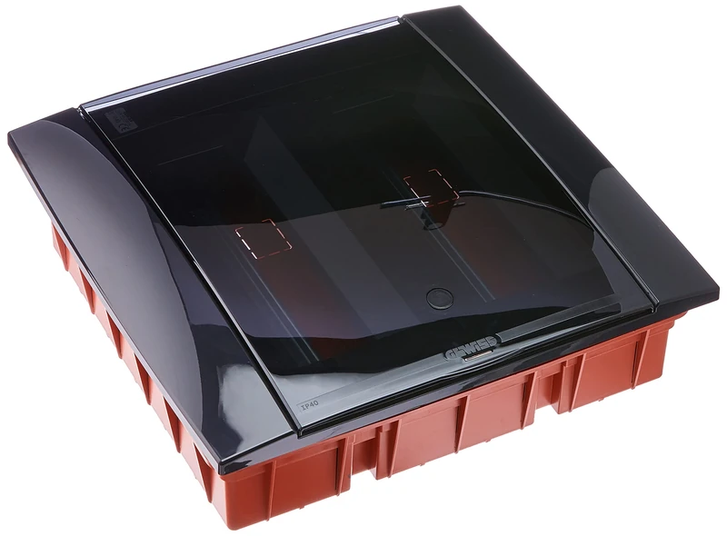 Gewiss GW40233TN – Decorative Distribution Box 24 Modules IP40 Black Toner - Image 1
