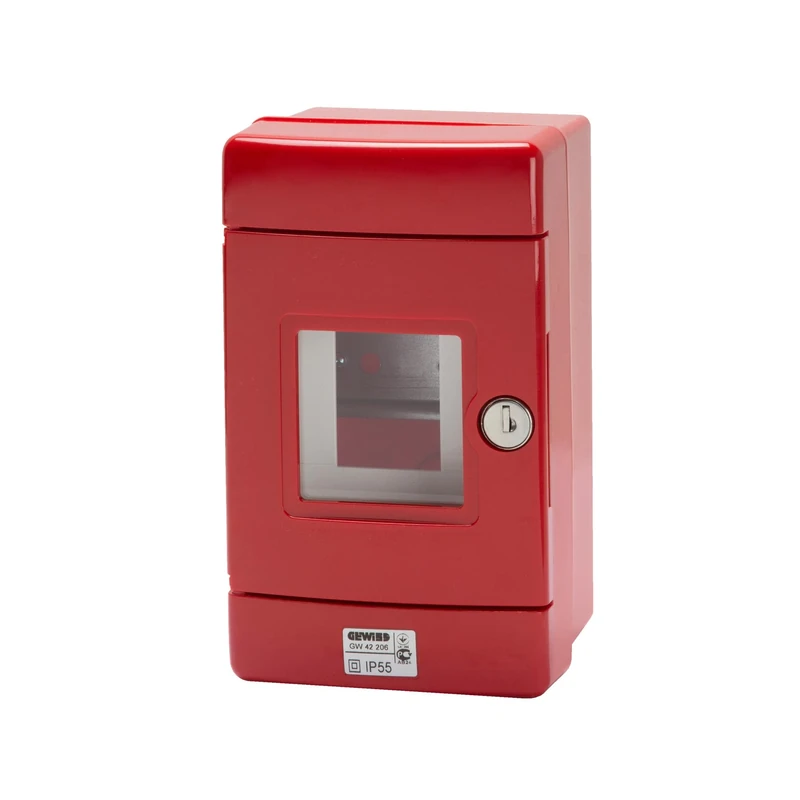 Gewiss 42 RV - Emergency Control Unit 4 Module with Red Rail