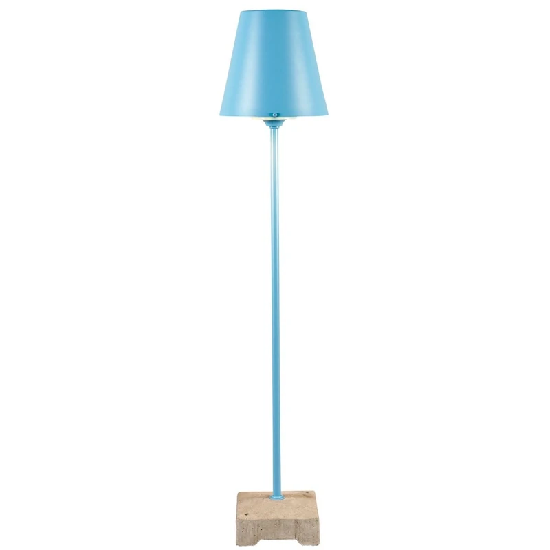 Konstsmide 456-400 Lucca Large Standing Terrace-Patio Light / 1.3 m High / Blue