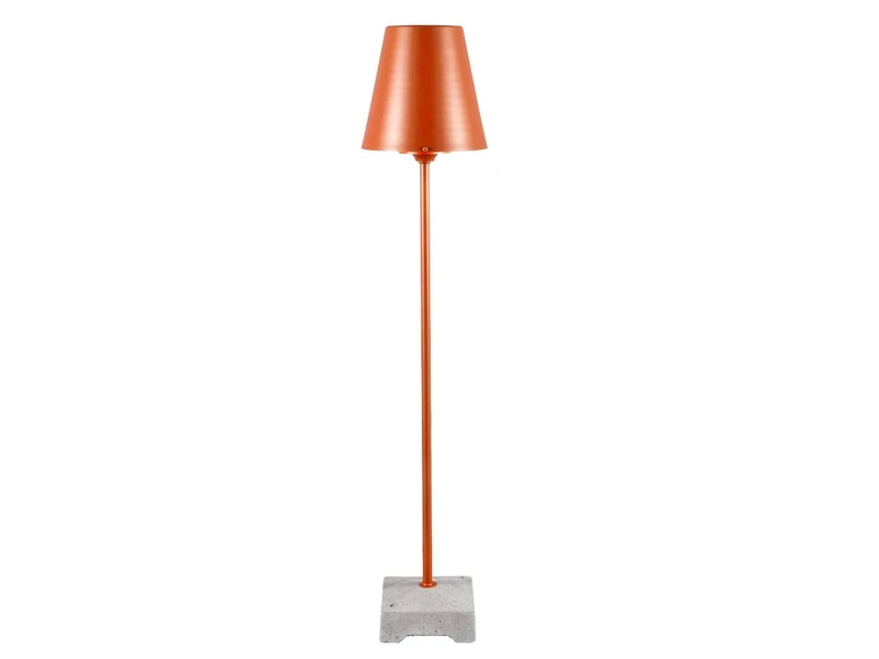 Konstsmide 456-900 Lucca Large Standing Terrace-Patio Light / 1.3 m High / Orange - Image 1