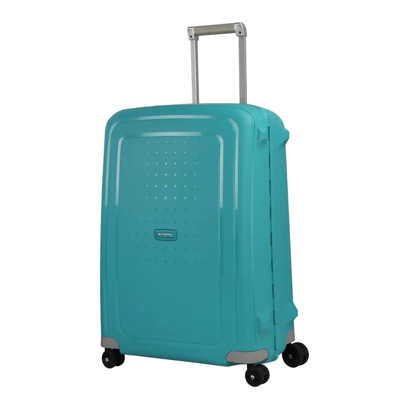 Samsonite S'Cure - Spinner M Suitcase, M (69 cm), 79 L, Blue (Aqua Blue)