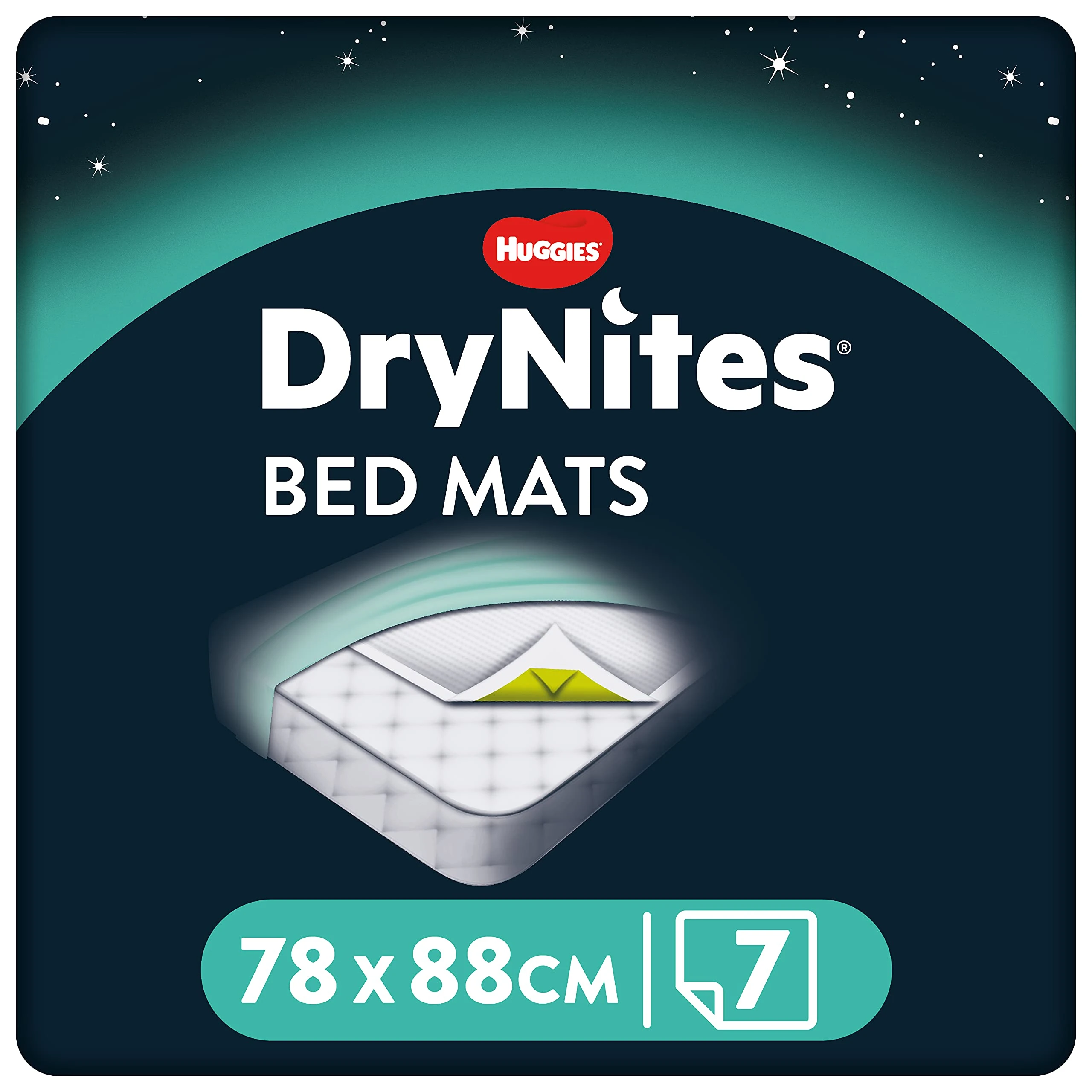 Huggies DryNites Disposable Bed Mats, Mattress Protector - 28 Mats Total by Huggies