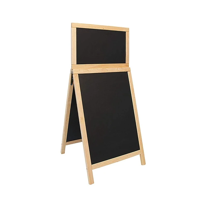 Securit 55 x 120cm Lacquered Finish Duplo Top Chalk Board Extension - Plain