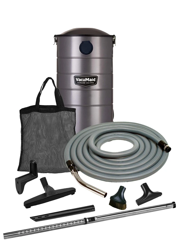 Vacumaid Gv30Pro Professional Wall Mounted Utility Vacuum With 30 Ft Hose And Tools