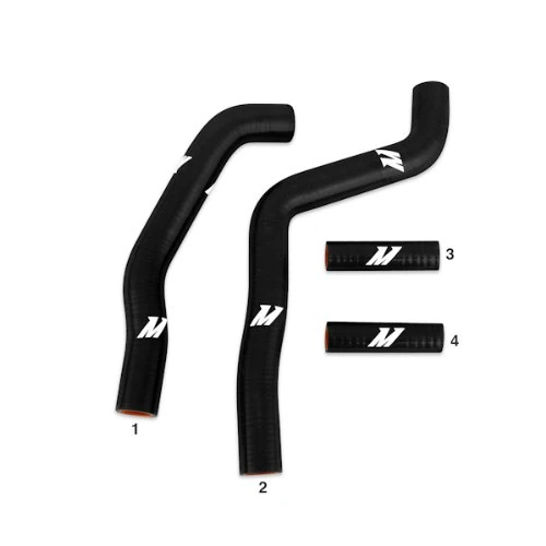 Mishimoto MMDBH-KX125-05KTBK Silicone Hose Kit, Compatible With Kawasaki KX125 2005-2011, Black