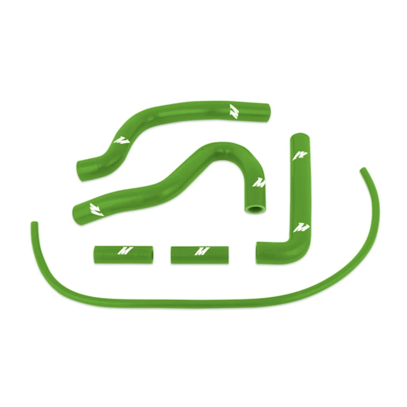 Mishimoto MMDBH-KX250-94KTGR Silicone Hose Kit Compatible With Kawasaki KX250 1994-2002 Green