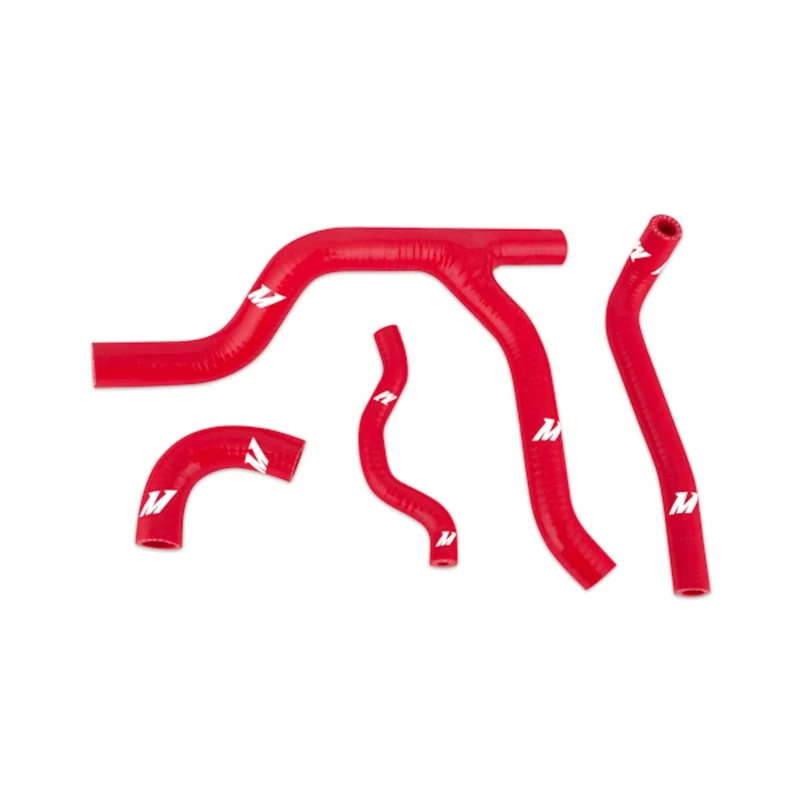 Mishimoto MMDBH-KX250F-06KTYRD Silicone Hose Kit Compatible With Kawasaki KX250F 2006-2008 Red