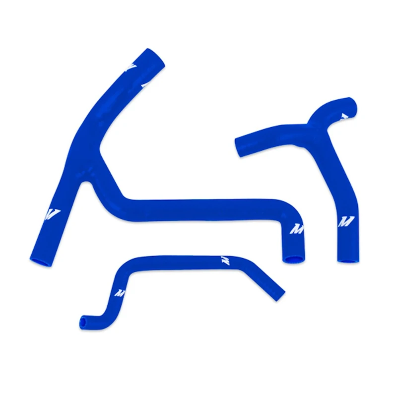 Mishimoto MMDBH-KX450F-09KTYBL Silicone Hose Kit w/Y Replacement Hose, Compatible With Kawasaki KX450F 2009, Blue