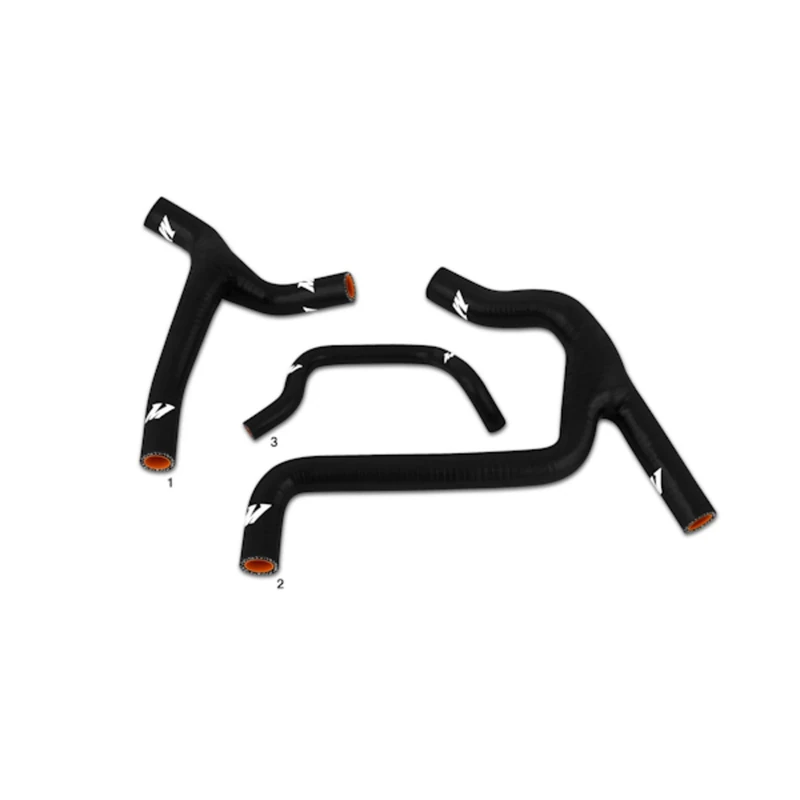 Mishimoto MMDBH-KX450F-10KTYBK Silicone Hose Kit Compatible With Kawasaki KX250F 2010-2012 Black