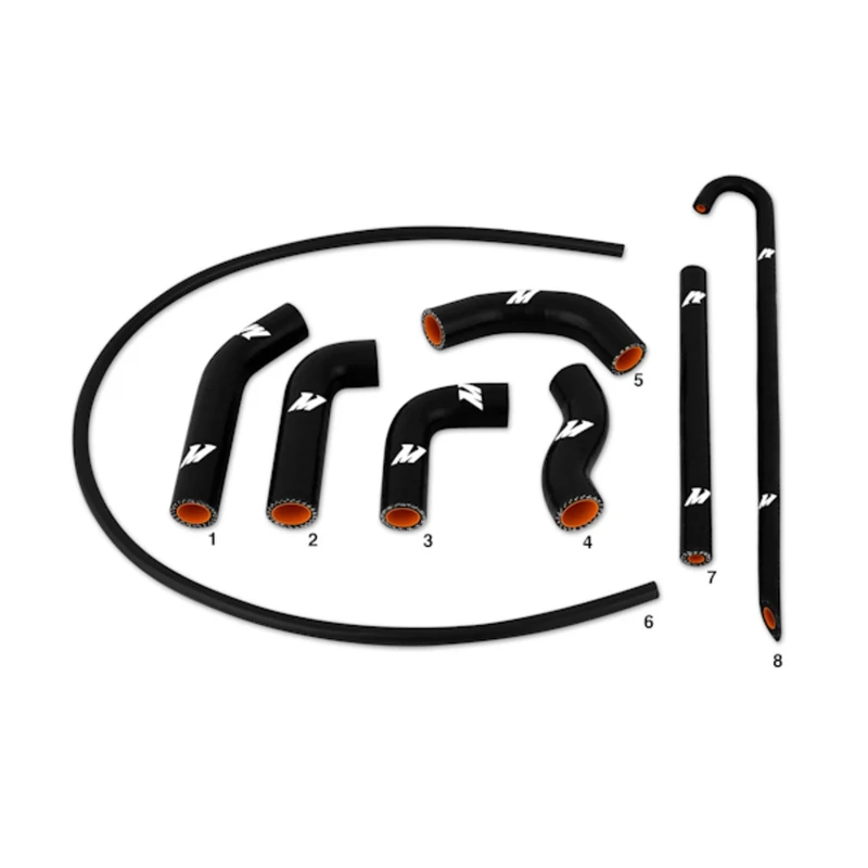 Mishimoto MMDBH-XR650R-00KTBK Silicone Hose Kit, Compatible With Honda XR650R 2000-2007, Black