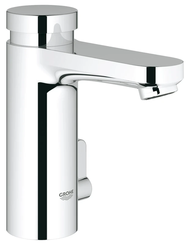 GROHE 36317000 Eurosmart Cosmopolitan T Self-Closing Basin Mixer Tap with Mixing Device