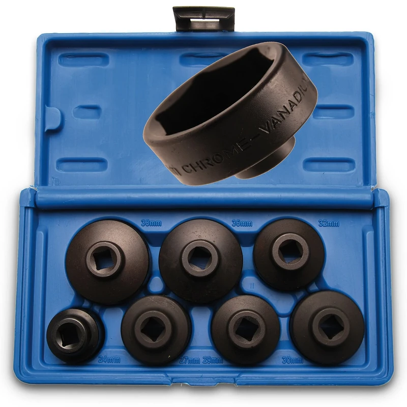 BGS 8377 | Oil Filter Wrench Set | Ø 24 - 38 mm | 7 pcs.