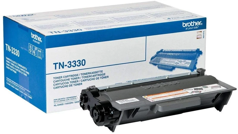 Brother TN-3330 Toner Cartridge, Black, Single Pack, Standard Yield, Includes 1 x Toner Cartridge, Brother Genuine Supplies