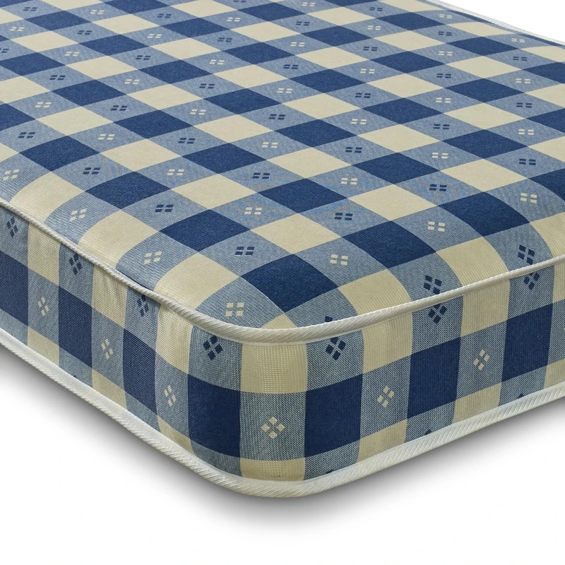 Extreme Comfort Essentials DualSleep Double Sided 15cms Deep Innerspring Maximum Value Mattress, Plush Feel, Blue/White, 15cms Deep, 3ft Single 3ft x 6ft, 90cms x 190cms - Image 1