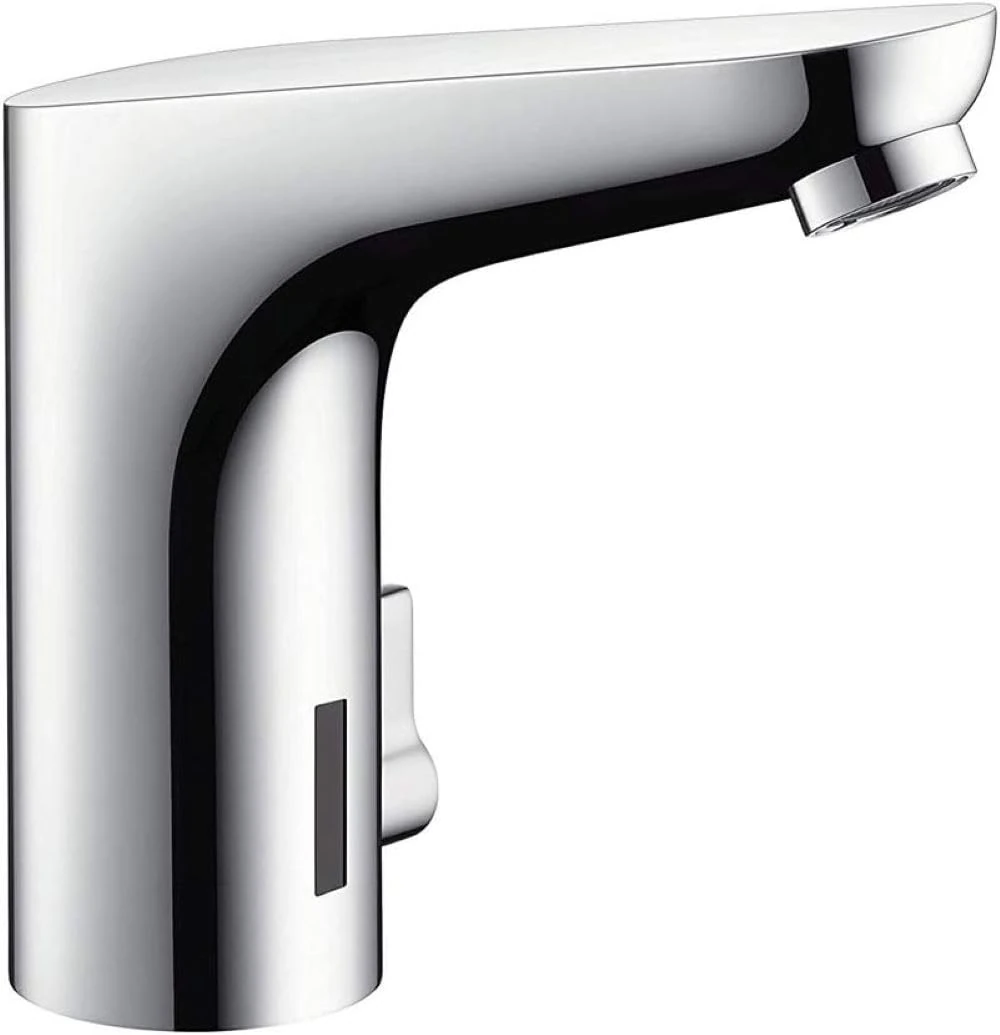 hansgrohe 31173000 Focus Electronic Basin Tap with Temperature Control, Chrome, Silver