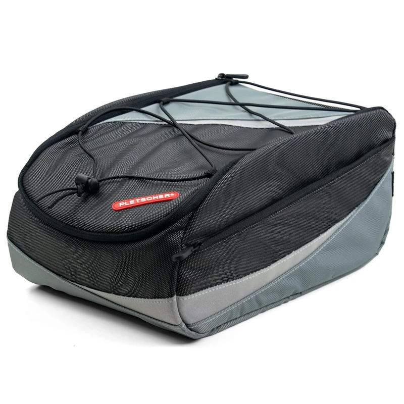 Pletscher Ascona Easy-Fix Pannier Rack Pack, Black 8L