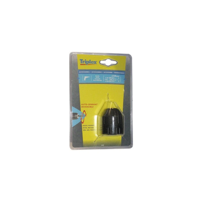 TIVOLY Xt60692000520 Self-Clamping Chuck Capacity Diameter 0.8 > 10 mm Drill