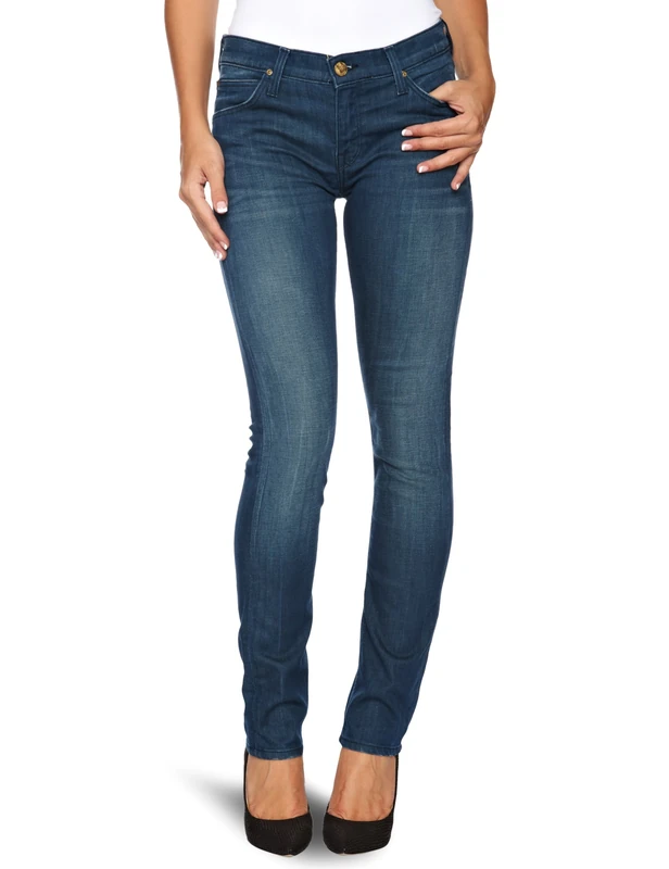 Lee Jade Skinny Women's Cords Meadow Blue W30INxL31IN - Image 1