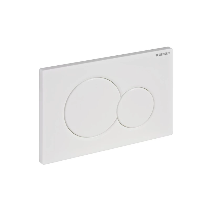 Geberit Actuation Plate Sigma01 Actuation Plate for 2-Flush (Samba new); Color: White