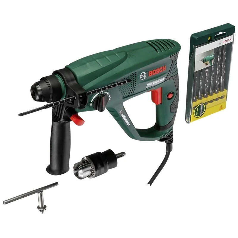 Bosch Home and Garden Bohrhammer PBH 2500 SRE (600 Watt, im Koffer)