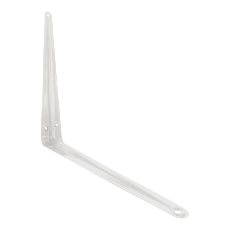 Merriway® BH00234 (20 Pcs) London Style Shelf Brackets, White 350 x 300 mm (14 x 12 inch), Load 20 kilogram - Pack of 20 Pieces