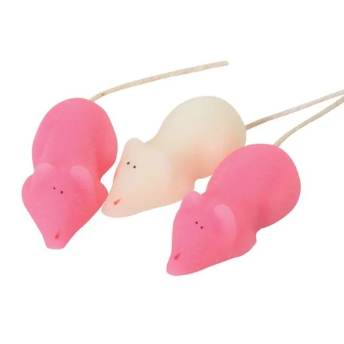 Pink and White Sugar Mice (Box of 3) x1