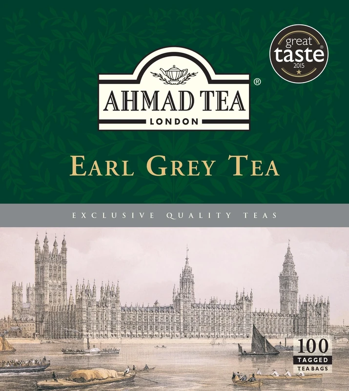Ahmad Tea Earl Grey Tea | Black Tea - 100 Teabags