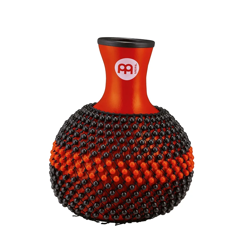 Meinl Percussion Shekere Musical Instrument - Medium-Large Instrument with Bead Net - Adjustable - Fiberglass, Red (SH-R)
