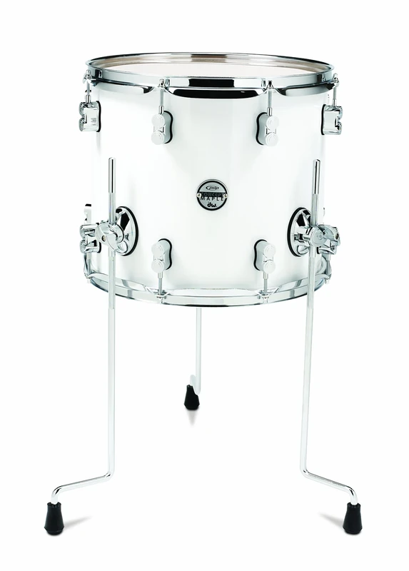 PDP Concept Maple Floor Tom, 14" x 12", Pearlescent White Lacquer